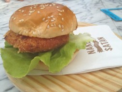 salt cod burger